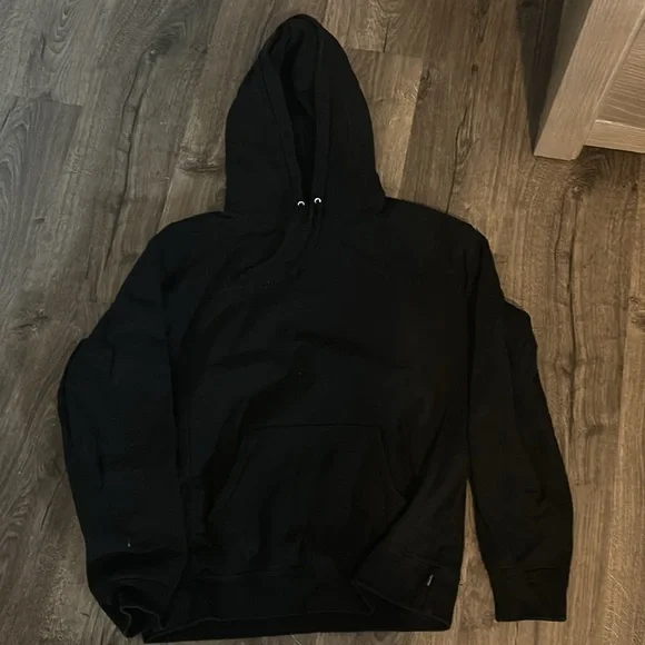 Supreme Black Hoodie with Studded Logo - Picture 4 of 6
